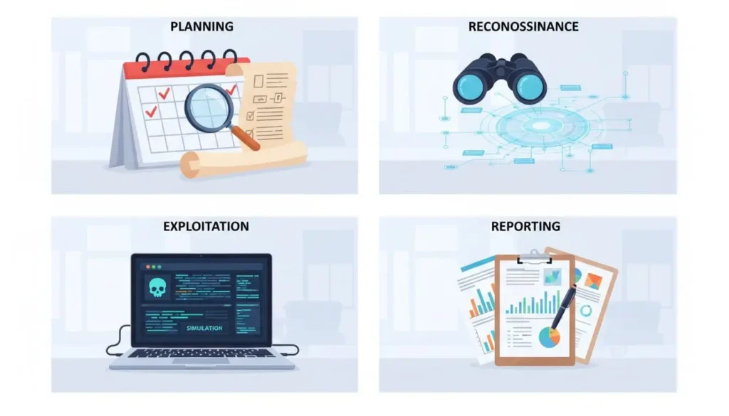 How a penetration test works from scoping to final report