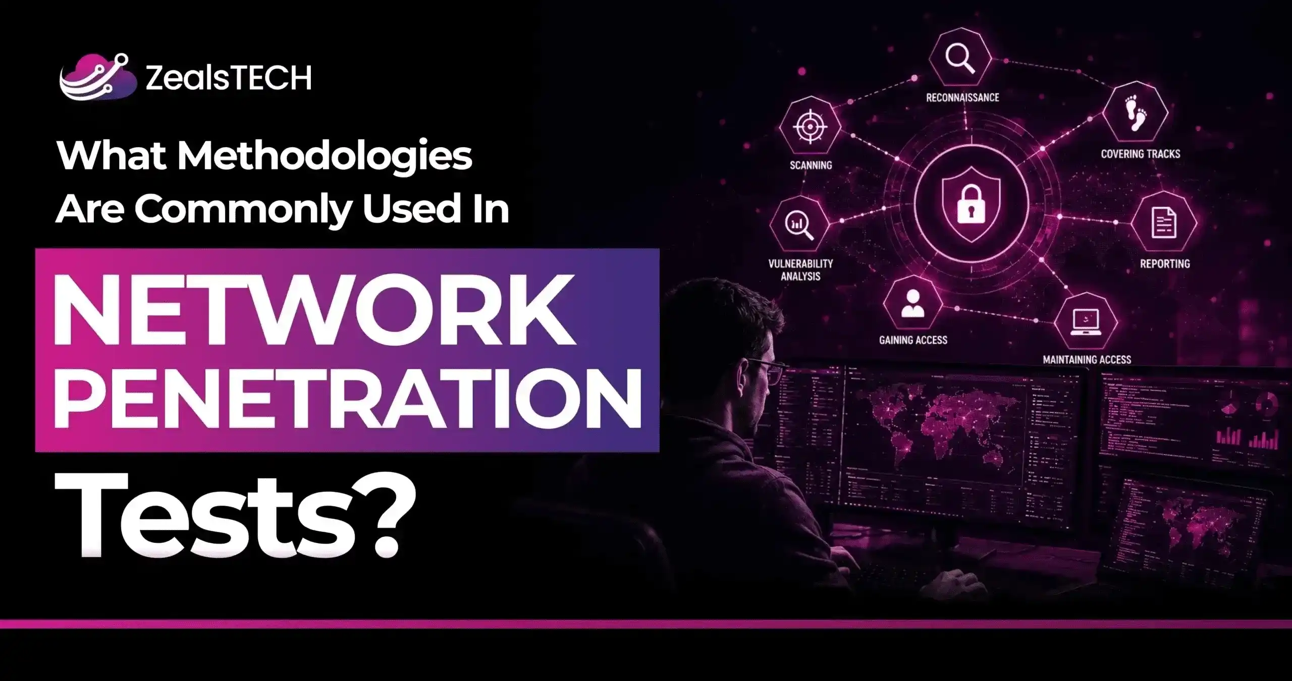 What methodologies are commonly used in network penetration tests?